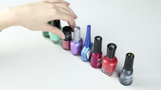 Choose your desired color to paint your nails perfectly