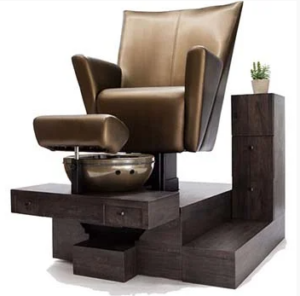 Brown Belava Elevate Pedicure Chair with Modular System