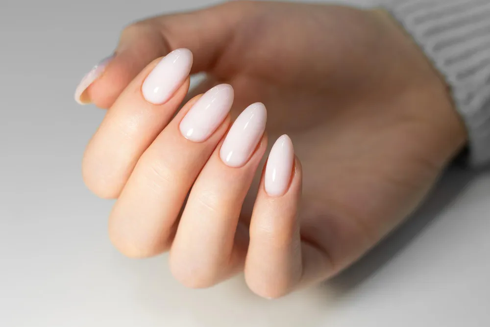 Nude Oval Nails at Fate Nail Bar · Milpitas, CA