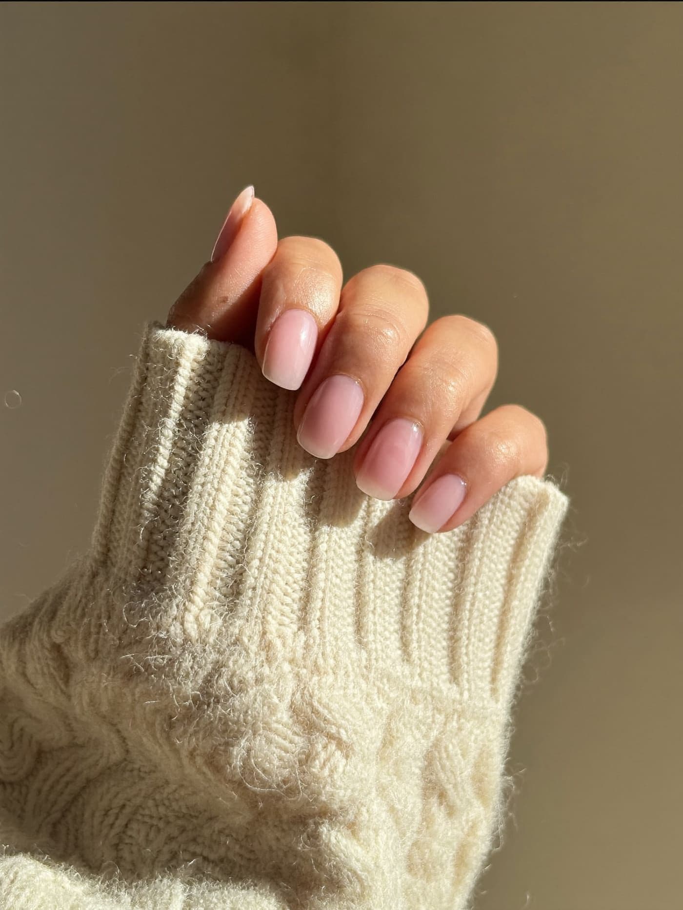 Close-up of a perfectly manicured hand