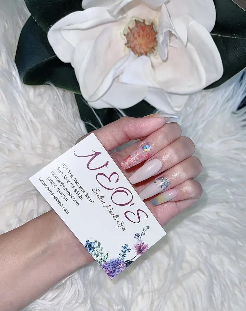 Ombré Stiletto Nails at NEO'S NAILS SPA · San Jose, CA