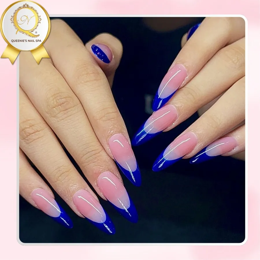 Ombré Almond Nails at Queenie's Nail Spa · San Jose, CA