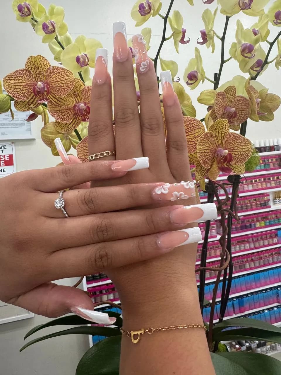French Coffin Nails at TJ Nail Spa · San Jose, CA