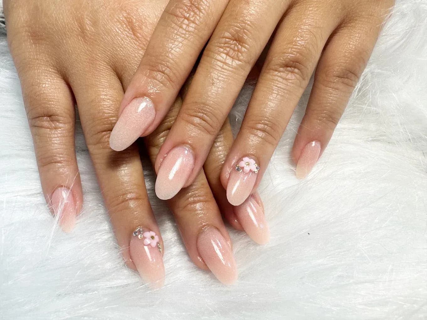 Ombré Almond Nails at Daisy Nails Beauty Salon · San Jose, CA