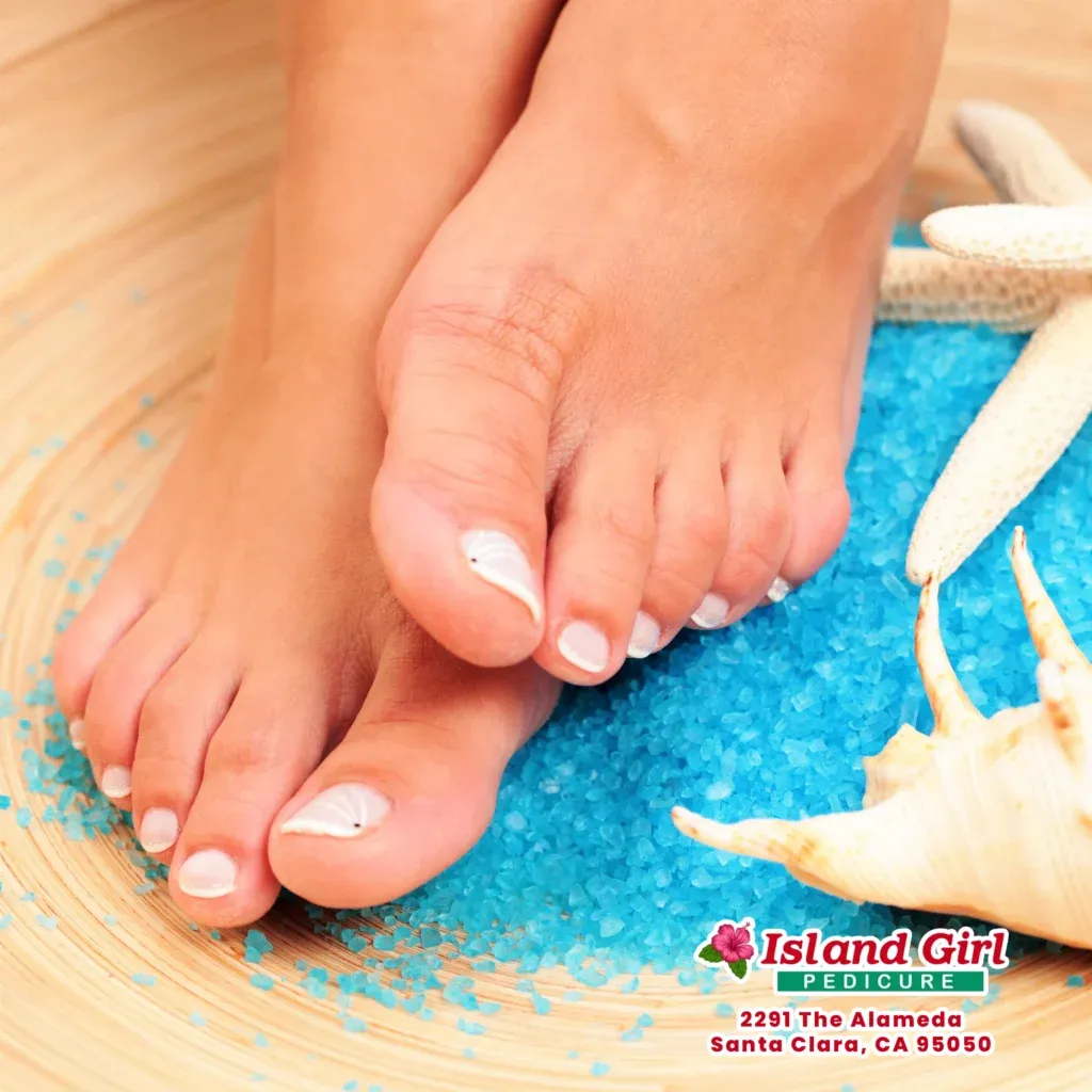 French Oval Nails at Island Girl Pedicure · Santa Clara, CA