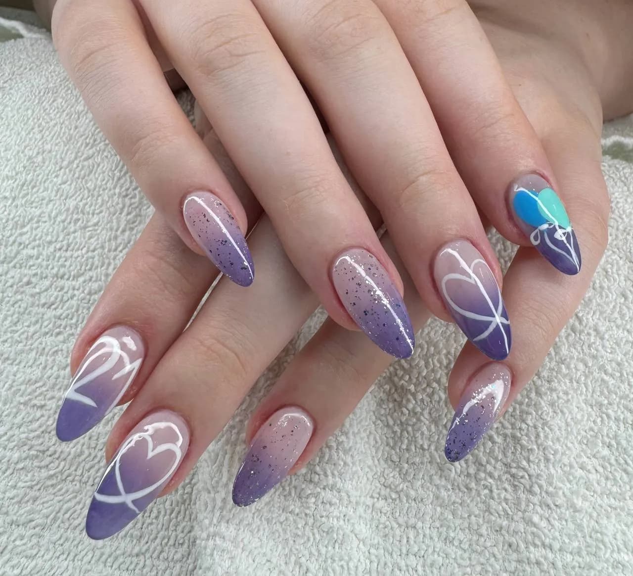 Ombré Almond Nails at T4 Nail Bar & Spa · Garden Grove, CA