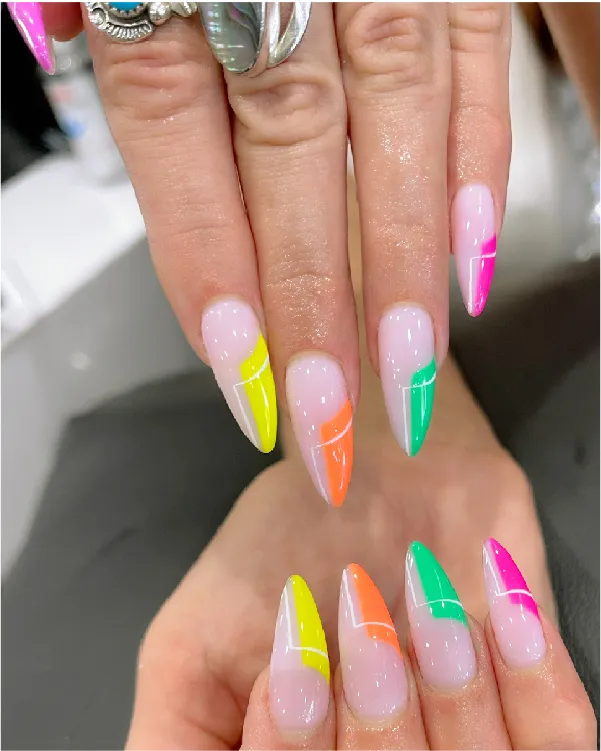 Pink Stiletto Nails at 1989 NAIL BAR · Costa Mesa, CA