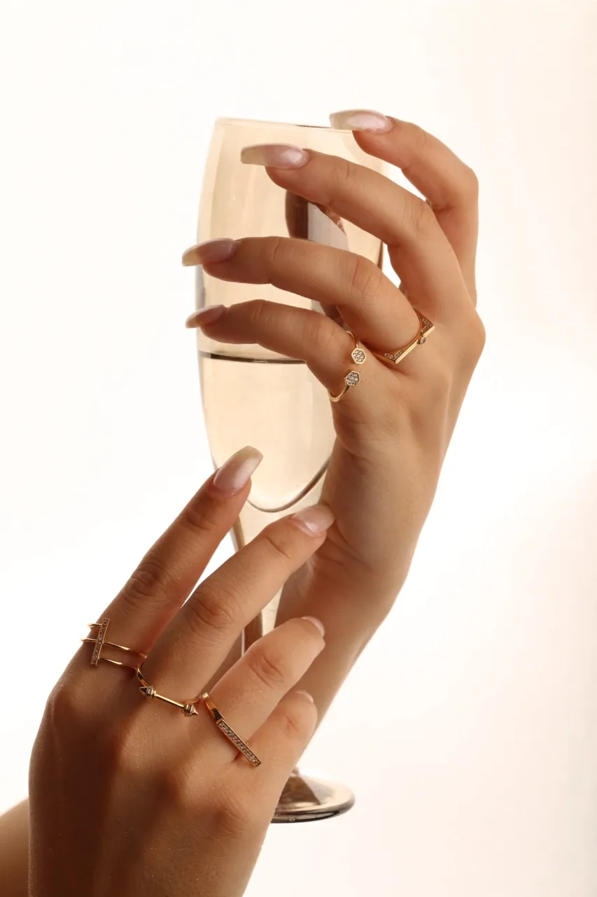 Nude Oval Nails at Ame Nail Bar · Costa Mesa, CA