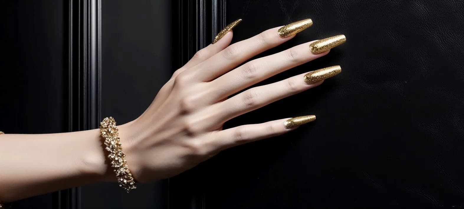 Chrome Coffin Nails at Eric & Mia Nails Spa · Colorado Springs, CO