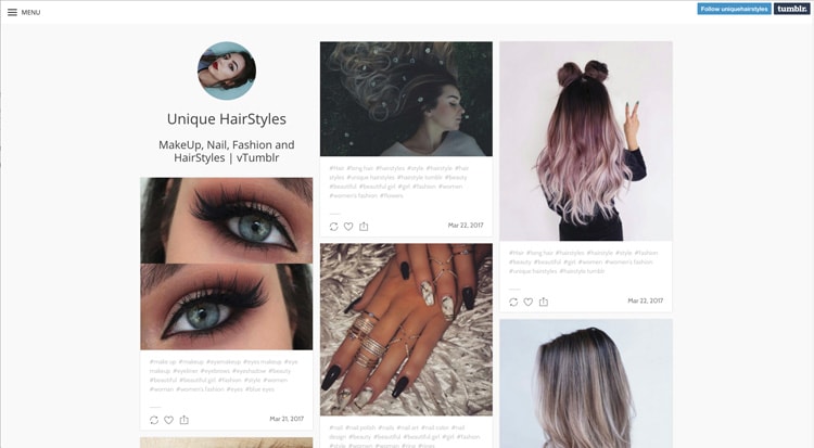 Tumblr Nail Designs: Unique HairStyles