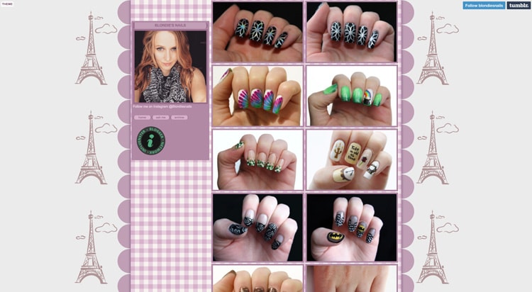 Tumblr Nail Designs: Blondie’s Nails