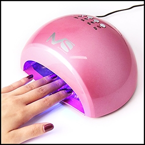 MelodySusie 12W LED Nail Dryer (Side View)