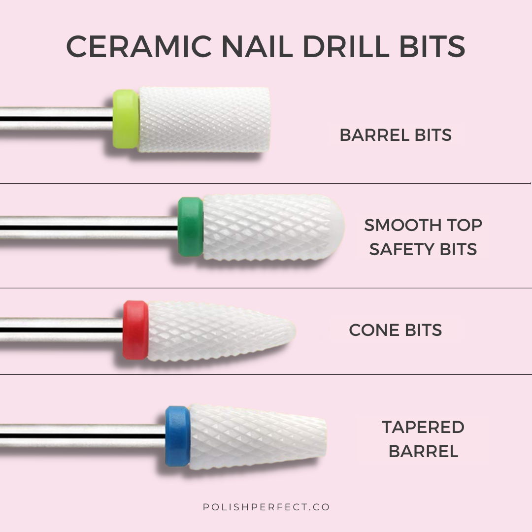 Types of nail drill shop bits