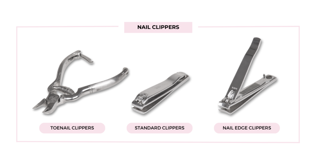 Different Nail Clippers