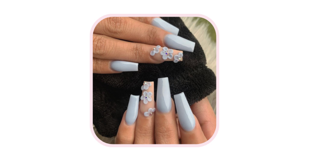 Simple and Sweet 3D Nail Art