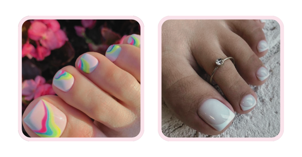 Explore Elegant White Pedicure Nail Designs for Ladies | Mytour
